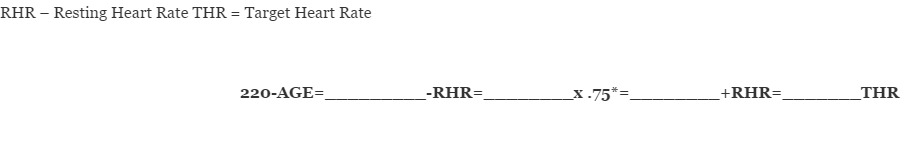 Karvonen Formula