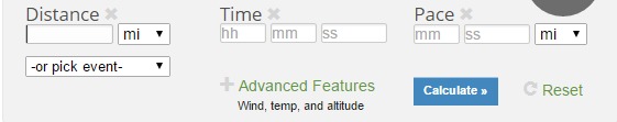 Running Calculator (Race & Training Pace)